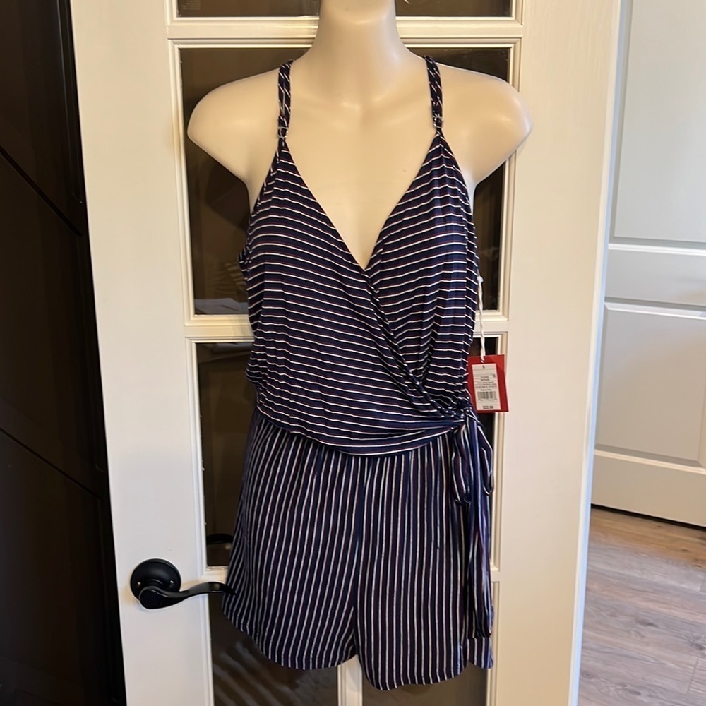 MOSSIMO Striped Romper Size Small NWT